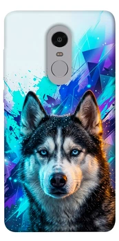 Чехол для Xiaomi Redmi Note 4X с принтом Husky magic