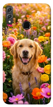 Чехол для Huawei Honor 8X с принтом Flowery labrador