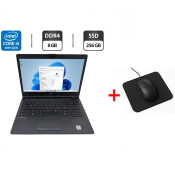 Ноутбук Fujitsu Lifebook U7410 / 14" (1920x1080) IPS / Intel Core i5-10310U (4 (8) ядра по 1.7 - 4.4 GHz) / 8 GB DDR4 / 256 GB SSD / Intel UHD Graphics б/у + Подарок Мышка и коврик
