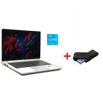 Ультрабук Б-класс HP ProBook 440 G8 / 14" (1920x1080) IPS / Intel Core i5-1135G7 (4 (8) ядра по 1.5 - 4.2 GHz) / 8 GB DDR4 / 256 GB SSD / Intel Iris Xe Graphics / WebCam / Win 11 Pro б/у + Подарок Накопитель Kingston 64GB