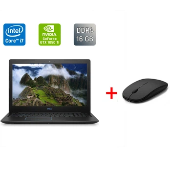 Ігровий ноутбук Б-клас Dell G3 3579 / 15.6" (1920x1080) IPS / Intel Core i7-8750H (6 (12) ядер по 2.2 - 4.1 GHz) / 16 GB DDR4 / 128 GB SSD + 1000 GB HDD / nVidia GeForce GTX 1050 Ti, 4 GB GDDR5, 128-bit / WebCam / HDMI б/в + Подарунок Бездротова миша