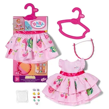 Ubranko dla lalki Baby born Sukienka Pinplay 43 cm (4001167837269)