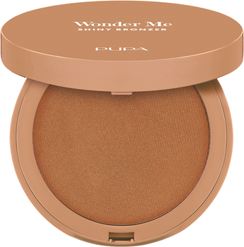 Бронзер для обличчя Pupa Wonder Me Shiny сяючий 004 Dark Warm 6 г (8011607401314)