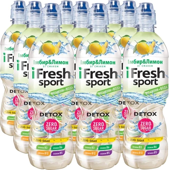 Упаковка напитка iFresh Sport Detox 0.5 л х 9 бутылок (4820115401716)