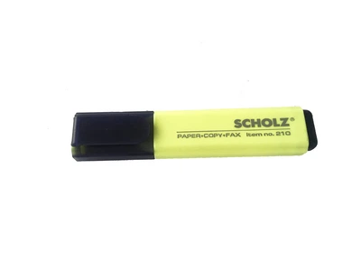 Текстовыделитель "Scholz" желтый (210)