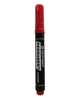 Маркер скошеный "Centropen" красный (8576)