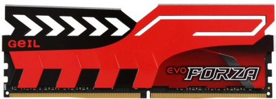 Оперативная память GeIL DDR4-3000 8192MB PC4-24000 Evo Forza Red (GFR48GB3000C15ASC)