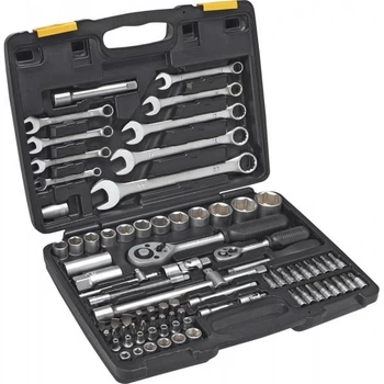 Набор инструментов TOPEX 1/4", 1/2" Cr-V 82 шт (38D686)
