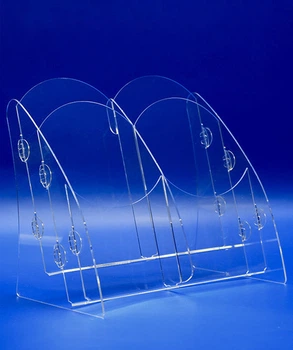Буклетница под еврофлаер PlasticMarket 2 яруса на 4 кармана (PP-42)