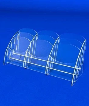 Холдер А5 PlasticMarket каскад в 3 яруса на 9 карманов (PP-49)