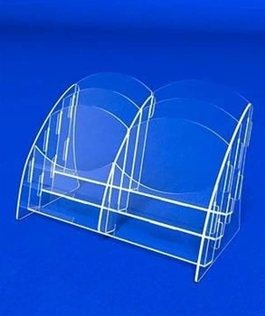 Холдер А5 PlasticMarket каскад в 3 яруса на 6 карманов (PP-47)