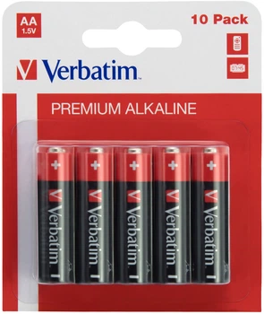 Bateria Verbatim Premium AA (LR06) 10 szt. Mignon Alkaline (49875)