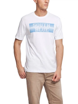 Футболка LC Waikiki South blue М Біла (LCW T-shirt -153-0)