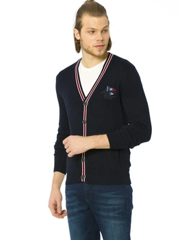 Кардиган LC Waikiki L Тёмно-синий (LCWKnitwear-1267-2)