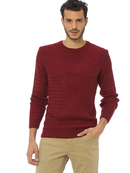 Светр LC Waikiki M Бордовий (LCWKnitwear-1259-1)
