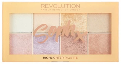 Палетка хайлайтеров для лица Makeup Revolution Soph X Highlighter Palette 16 гр (5057566008457)