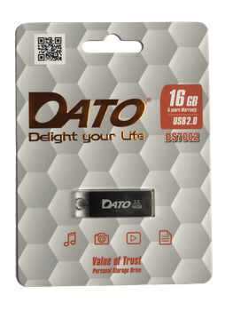 Флеш-накопичувач DATO USB 2.0 DS7002 16Gb black (DS7002B-16G)