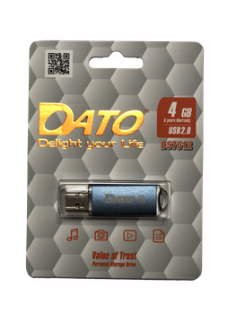 Флеш-накопичувач DATO USB 2.0 DS7012 4Gb blue (DS7012BL-04G)