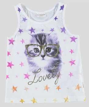 Майка LC Waikiki 104 см Біла (T-shirt girl -136-1)
