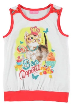 Майка LC Waikiki 104 см Белая (T-shirt girl -130)