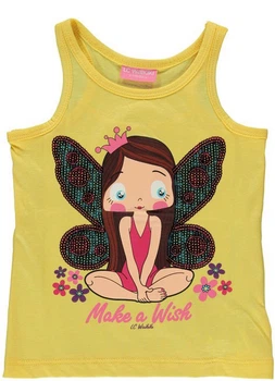 Майка LC Waikiki 134 см Желтая (T-shirt girl -103)