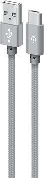 Кабель Intaleo CBGNYT1 USB Type-C 1 м Grey (1283126489136)