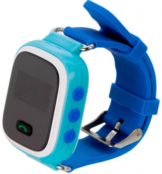 Детские умные часы EWatch Q60 + GPS голубой