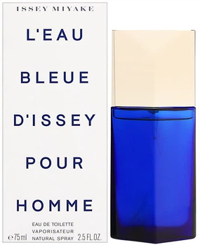 Woda toaletowa męska Issey Miyake L'Eau Bleue D'Issey EDT Spray 75 ml (3423470485189)