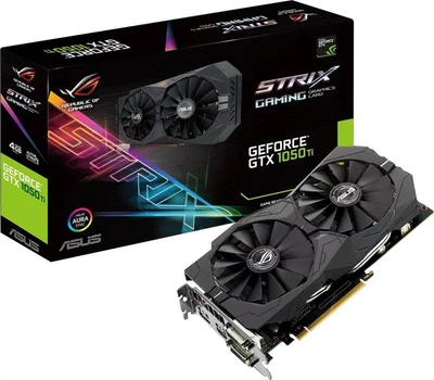 Видеокарта GF GTX 1050 Ti 4Gb GDDR5 Strix Gaming Asus (STRIX-GTX1050TI-GAMING)