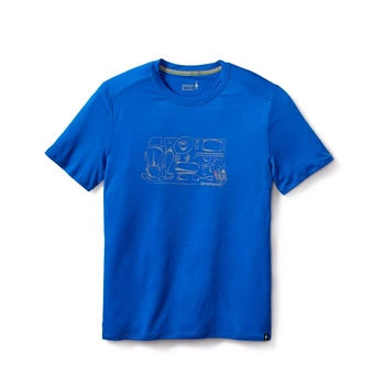 Футболка Smartwool Men Merino 150 Backpacker's Tee S Синій