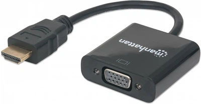 Przejściówka Manhattan HDMI M - VGA F (766623151467)