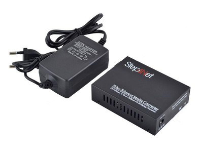 Медиаконвертер Step4Net (MC-A-0,1-1SM-1550nm-20) 10/100 Мб, 20км