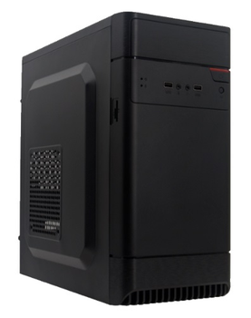 Корпус Logicpower 6107 без БЖ, 2xUSB2.0, Black