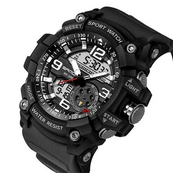 Наручний годинник AlexMosh чоловічі Sanda All Black (32794)