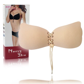 Силіконовий бюстгальтер невидимка Fly Bra Invisible Bra Флай Бра бежевий B