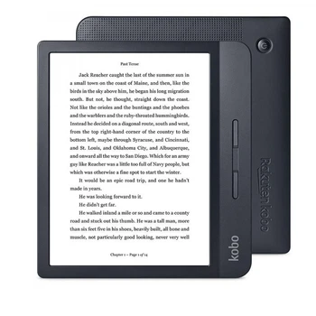 Сенсорная электронная книга Kobo Libra H2O 7” E-Ink Carta 1448 х 1072 ComfortLight PRO Black