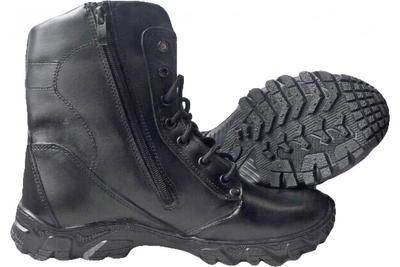 Ботинки зимние мужские кожаные Ботинки тактические Winterfrost ZaMisto Еnergy Черные (ЗМ WF-800) 46