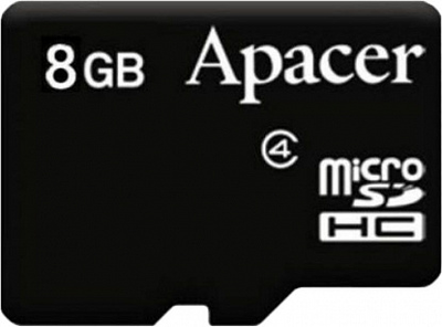 Карта памяти Apacer microSDHC class 4 8Gb