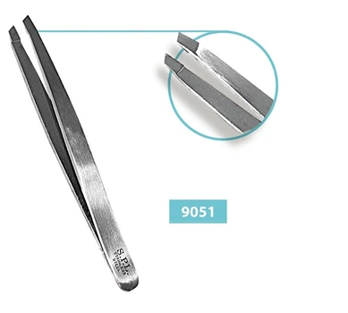 Пинцет скошенный SPL 9051
