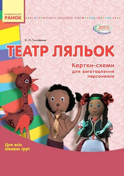 СУЧАСНА дошкільна освіта: Картки-схеми для виготовлення персонажів Театр ляльок.