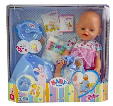Кукла Baby Born с аксессуарами и музыкальным горшком