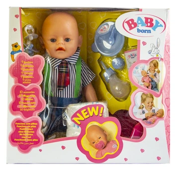 Кукла Baby Born Shirt с аксессуарами и музыкальным горшком