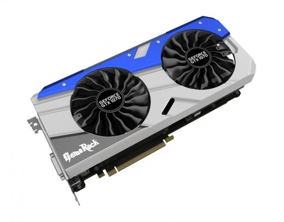 Видеокарта GeForce GTX1070 OC Palit GameRock 8Gb DDR5 256bit DVI/HDMI/3xDP 1746/8000 MHz NE51070T15P21041G
