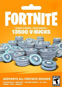 Fortnite 13500 В-баксів 10000 + 3500 V-BUCKS Xbox One