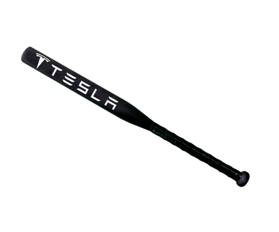 Бита бейсбольная Avtobita Tesla Черная с черной рукояткой +Чехол (BB-Tes-00190)
