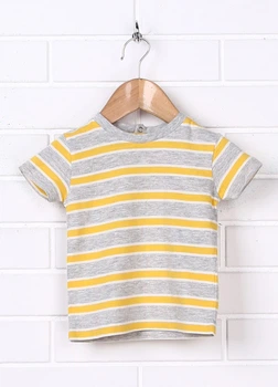 Футболка Prenatal 3-6 month (62 cm) Желтый (S523TS599JJ007_Yellow-Gray)