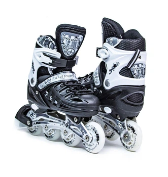 Роликовые коньки SCALE SPORT Черные, колесо светится 38-41 SS-2069914823-L
