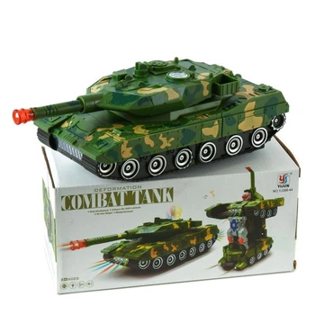 Танк-трансформер детская игрушка Yijun Combat Tank Хаки 388-44