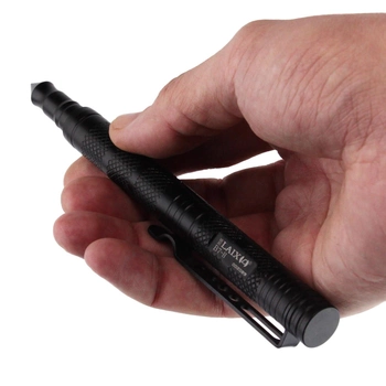 Ручка-склобій мілітарі Laix B7-H чорна з гострим наконечником (B7-H)