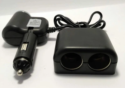 Автомобильный разветвитель прикуривателя тройной с USB и подкуривателем 12-24V Olesson 1526